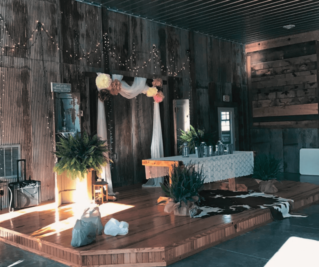 Wedding Experience Collections at Country Charm Venue - ceremony stage