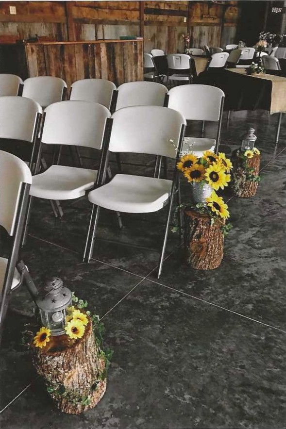 Wedding Experience Collections at Country Charm Venue - Ceremony Seating and aisle decor