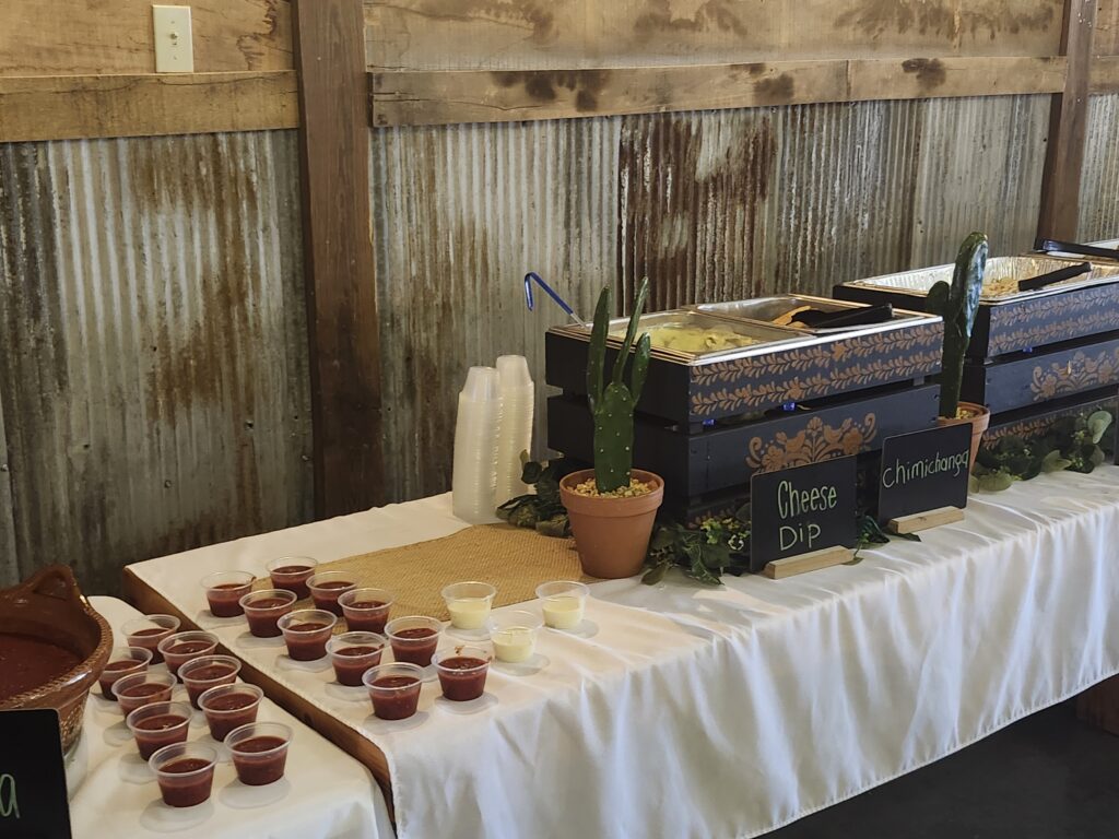  Delicious reception food local to Carthage MO at wedding